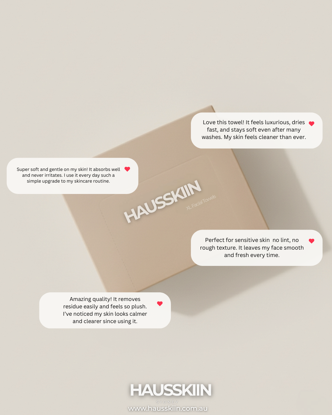 HAUSSKIIN FACIAL TOWEL